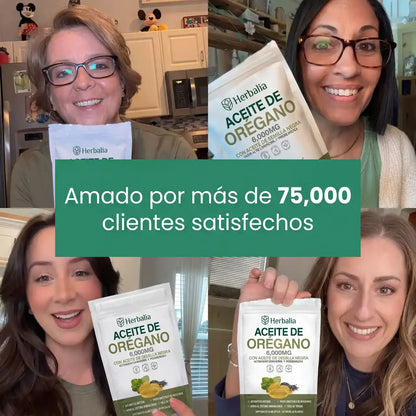 Herbalia™ Aceite de Orégano con Aceite de Semilla negra