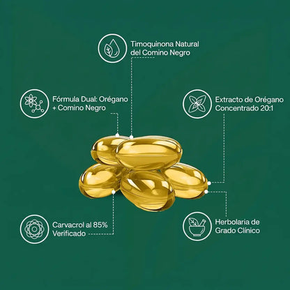 Herbalia™ Aceite de Orégano con Comino Negro